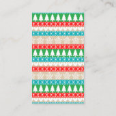 Ugg Sweater Christmas Baby Shower Books for Baby Begleitkarte (Rückseite)