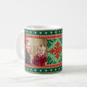 Ugg Sweater Christmas Keepake Foto Tasse (Vorderseite Links)