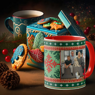 Ugg Sweater Christmas Keepake Foto Tasse