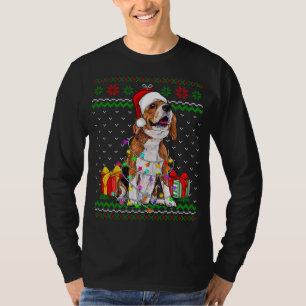 Ugg Sweater Christmas Lights Beagle Hund Lover T-Shirt