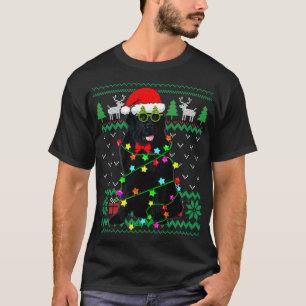 Ugg Sweater Christmas Lights Newfundland Dog Pup T-Shirt
