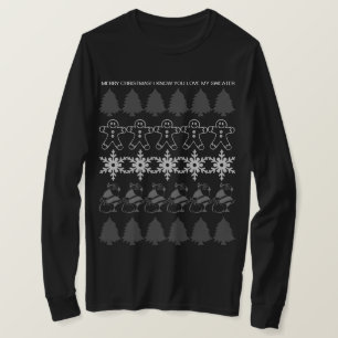 Ugg Sweater Christmas Party Funny Custom Text T-Shirt