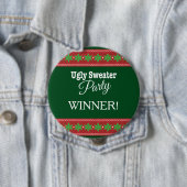 Ugg Sweater Christmas Party Gewinner Button (Beispiel)