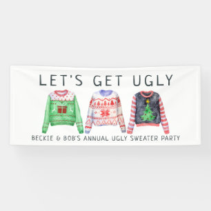 Ugg Sweater Christmas Party Willkommensbanner Banner