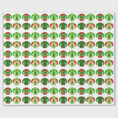 Ugg Sweater Christmas Wrapping Paper Geschenkpapier (Flach)