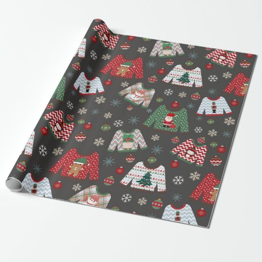 Ugg Sweater Christmas Wrapping Paper Geschenkpapier (Ungerollt)