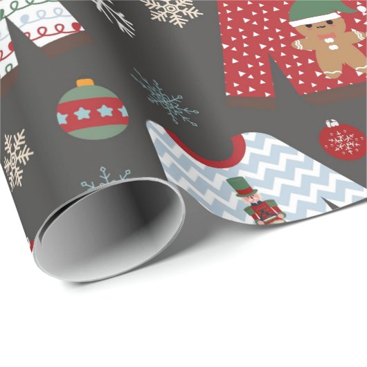 Ugg Sweater Christmas Wrapping Paper Geschenkpapier (Rolleneckpunkt)
