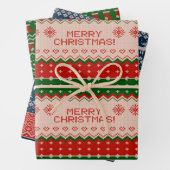 Ugg Sweater Christmas Wrapping Paper Geschenkpapier Set (Beispiel)