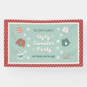 Ugg Sweater Party Retro Holiday Banner (Horizontal)