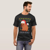 Ugg Weihnachten Guinea Pig Rodent Weihnachten T-Shirt (Vorne ganz)