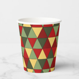 Ugg Weihnachts-Pullover Thema Dreiecke Papier Bech Pappbecher