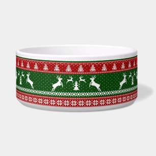 Ugg Weihnachtspulli Keramik Pet Bowl Napf