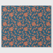 Ugge Christmas Sweater Hat Scarf Red White Geschenkpapier (Flach)