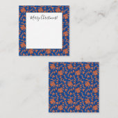 Ugge Christmas Sweater Hat Scarf Red White Mitteilungskarte (Vorne/Hinten)