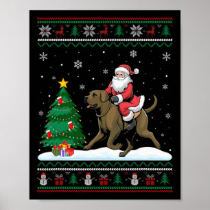 Ugge Christmas Tree Lights Xmas Weihnachtsfeiertag Poster
