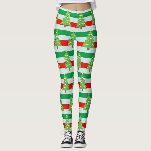 Ugguler Weihnachts Sweater Party Leggings (Vorderseite)