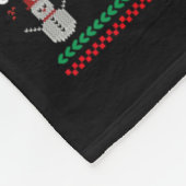 Ugguler Weihnachtsbaum Lichter Xmas Santa Riding Y Fleecedecke (Ecke)