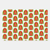 Ugguler Weihnachtscreme Geschenkpapier Set (Vorderseite)