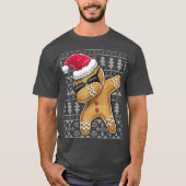 Uggulwein Sweater Dabbing Gingerbread Man T-Shirt (Vorderseite)