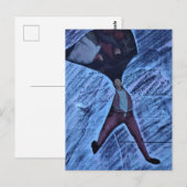 Ugh Computation Math Mixed Media Collage Postkarte (Vorne/Hinten)