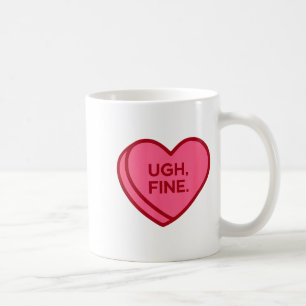 Ugh Fein Anti Valentinstag Sarkastisches Herz Kaffeetasse