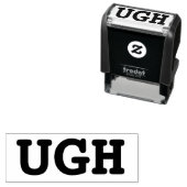 UGH Funny Unprofessional Sarcasm Spaß Meme Joke Permastempel (Beispiel)