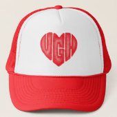 Ugh Heart Trucker Hat Truckerkappe (Vorderseite)