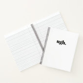 Ugh. Minimalist Chic Journal Notizbuch (Innenseite)