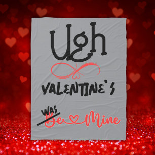 Ugh Valentine - War meine in Grau   Fleecedecke