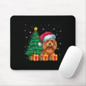 Ugi Apoo Weihnachtsmannmütze Weihnachtsleuchten Do Mousepad (Mit Mouse)