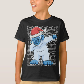 Ugi Christmas Abominable Snowman Bigfoot Yeti Squ T-Shirt