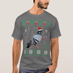 Ugi Christmas Pajama Sweater Pigeon Tiere Lover T-Shirt