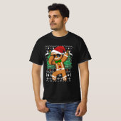 Ugi Christmas Sweater Dabbing Gingerbread Man San T-Shirt (Vorne ganz)
