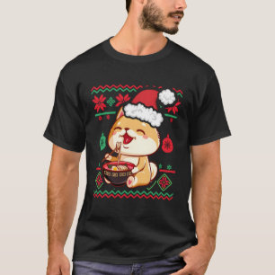 Ugi Christmas Sweater Kawaii Anime Shiba Inu Eati T-Shirt