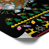 Ugi Christmas Sweatshirt Corgi Christmas Lights Poster (Ecke)