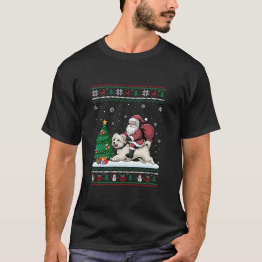 Ugi Christmas Tree Lights Weihnachten T-Shirt (Vorderseite)