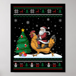 Ugi Christmas Tree Lights Xmas Weihnachtsfeiertag Poster