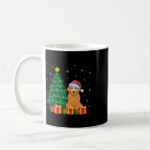 Ugi Golden Retriever Weihnachtsmannmütze Christmas Kaffeetasse (Links)