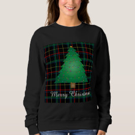 Ugi Karierter Weihnachtsbaum Sweatshirt
