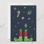 Ugi Sweater Elfed up Christmas Party Einladung (Rückseite)