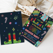 Ugi Sweater Elfed up Christmas Party Einladung