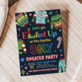Ugi Sweater Elfed up Christmas Party Einladung