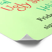 Ugi Sweater Holiday Party Poster (Ecke)