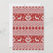 Ugi Sweater Party Einladung Weihnachten fertig (Rückseite)