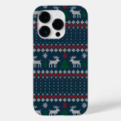 Ugi Sweater Weihnachts-Imitate Strick Pattern Feri Case-Mate iPhone Hülle (Rückseite)
