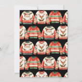 Ugi Sweater Weihnachtsfeier Einladung (Rückseite)