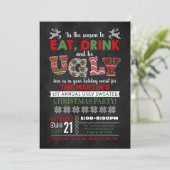 Ugi Sweater Weihnachtsfeier Einladung (Stehend Vorderseite)