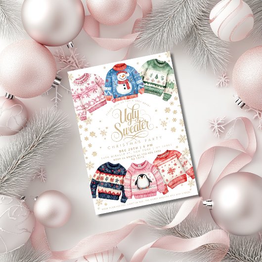 Ugi Sweater Weihnachtsfeier Einladung