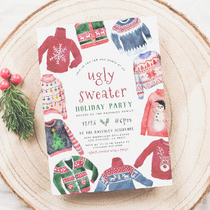 Ugi Sweater Weihnachtsfeier Einladung