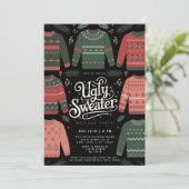 Ugi Sweater Weihnachtsfeier Einladung (Stehend Vorderseite)